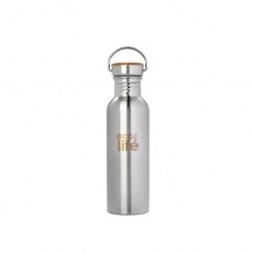 Ανοξείδωτο Μπουκάλι Family Bamboo Silver "Ecolife" 750ml