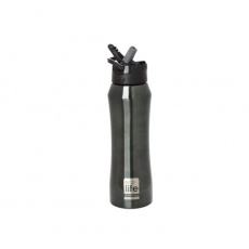 Ανοξείδωτο Μπουκάλι Θερμός Travel Black "Ecolife" 550ml