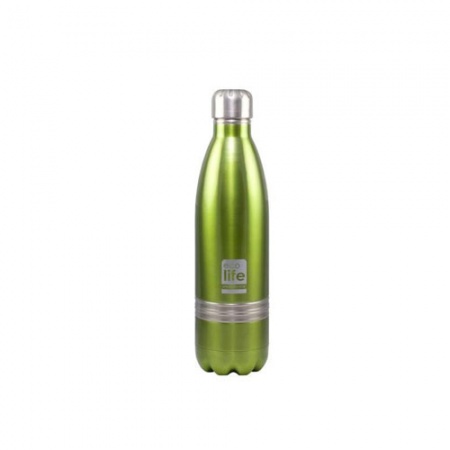 Ανοξείδωτο Μπουκάλι Θερμός Family Green "Ecolife" 750ml